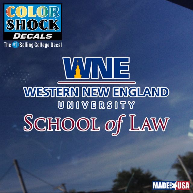 Western New England University School of Law Decal