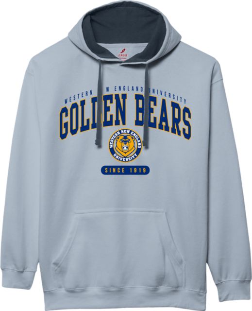 Western New England University Golden Bears Colorblock Hooded Sweatshirt