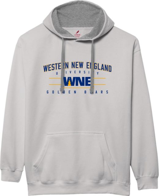 Western New England University Golden Bears Colorblock Hooded Sweatshirt