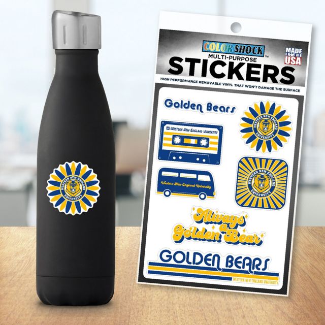 Western New England University 7.5'' x 7.5'' Sticker Sheet