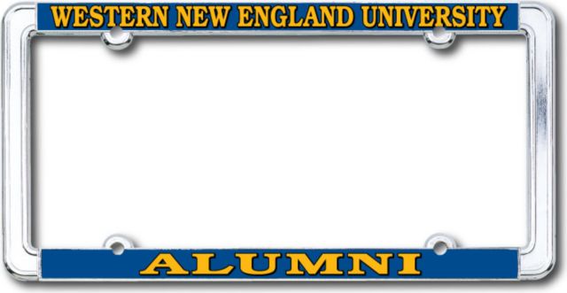 Western New England University Alumni License Plate Frame
