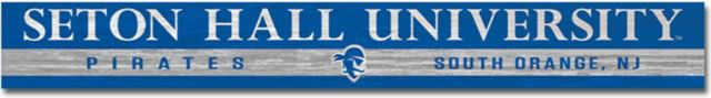 Seton Hall University Doorway Plank Sign 4x36 - ONLINE ONLY