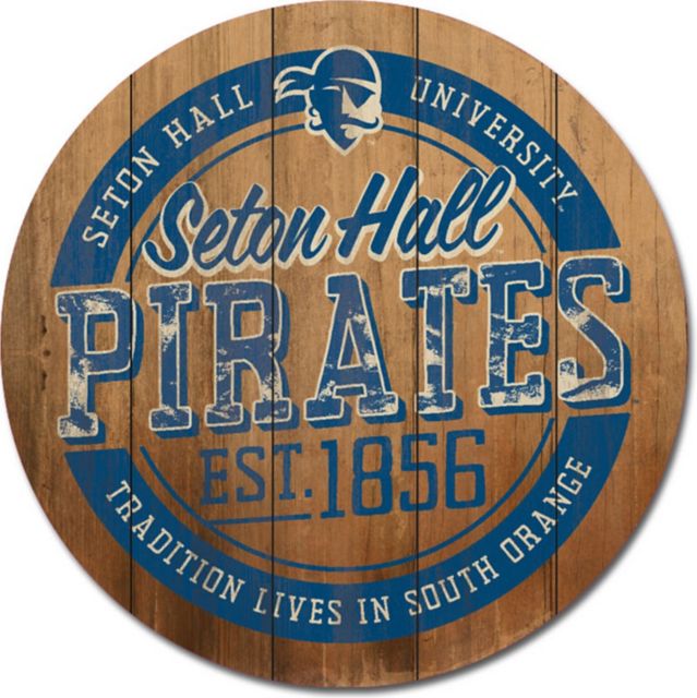 Seton Hall University Barrel Top Wall Mount 26''x26'' - ONLINE ONLY