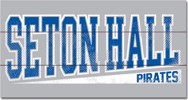 Seton Hall University 11x20 Wood Plank Sign - ONLINE ONLY
