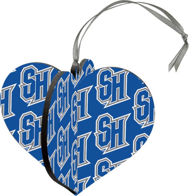 Seton Hall University 3D Heart Ornament
