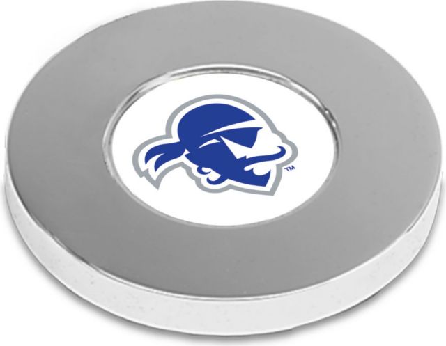 CSI Silver Paperwitheight (Gift Boxed) With Colored Medallion - ONLINE ONLY