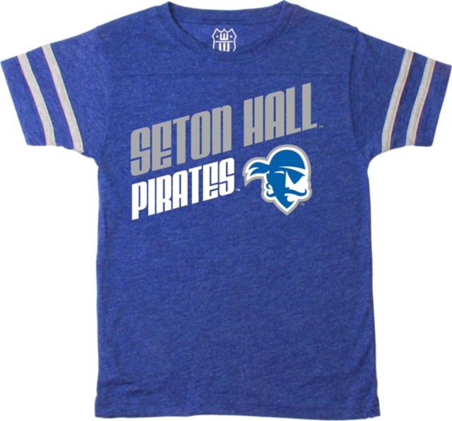 Seton Hall University Youth Boy's Pirates Backfield Short Sleeve T-Shirt