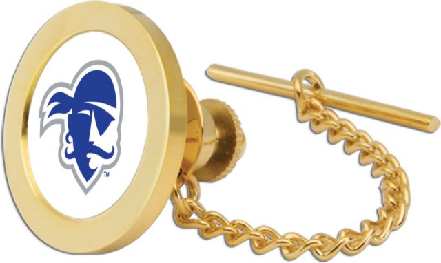 CSI Goldtie Tack/Lapel Pin Gift Boxed With Colored Medallion - ONLINE ONLY