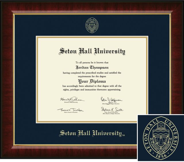 Church Hill Classics Embossed Murano Diploma Frame. Bachelors, Masters, PhD. - ONLINE ONLY