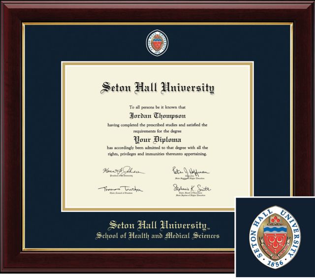 Church Hill Classics Masterpiece Diploma Frame. School of Health and Medical Sciences - ONLINE ONLY