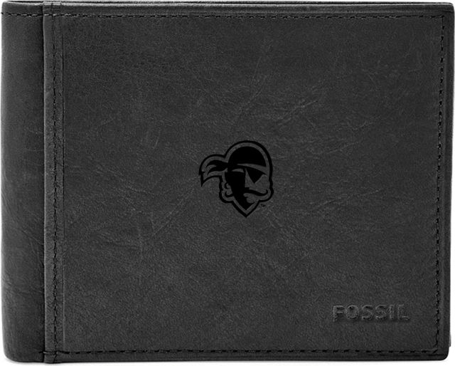 Fossil Leather Ingram RFID Bifold With Flip ID  - ONLINE ONLY
