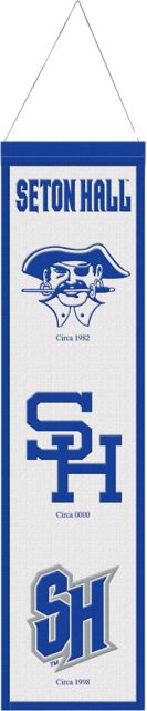Seton Hall University 8 x 32 Wool Banner