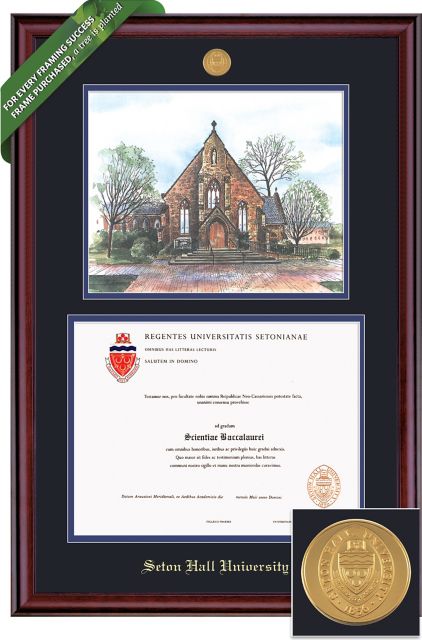 Seton Hall University 8.5'' x 11'' Classic Diploma Frame