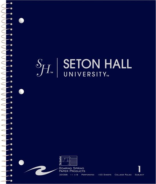 Seton Hall University 1 Subject Notebook