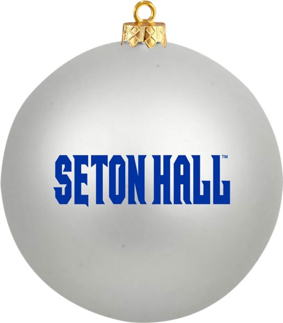 Seton Hall University Round Shatterproof Ornament