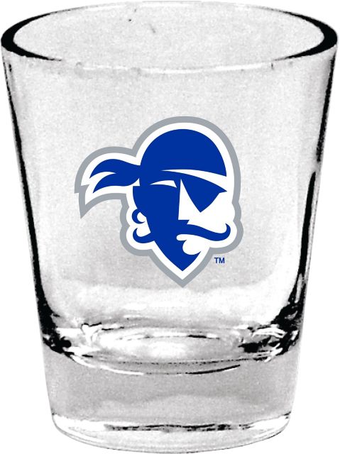 Seton Hall University Pirates 1.5 Pirates Collector Glass