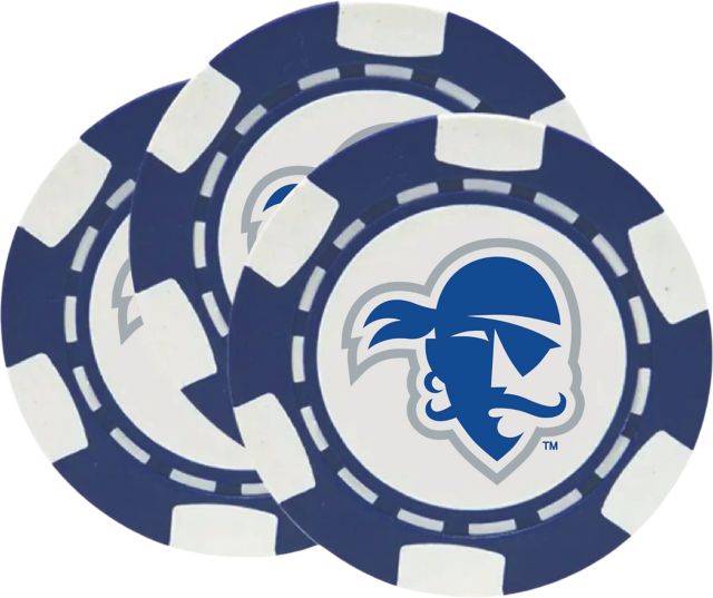 Seton Hall University Chip Ball Marker 3 Pack