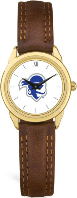 CSI Withomens Browithn Leather Withatch With Colored Medallion - ONLINE ONLY