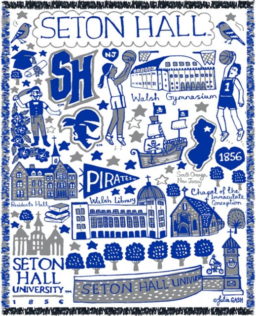 Seton Hall University Tapestry Blanket