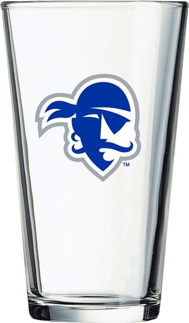 Seton Hall University Pirates 16 oz. Glass