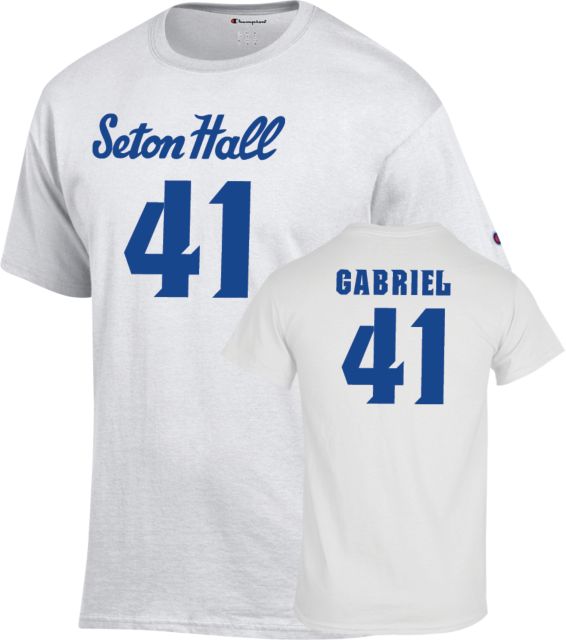 Seton Hall Men's Basketball T-Shirt David Gabriel - 41 - ONLINE ONLY