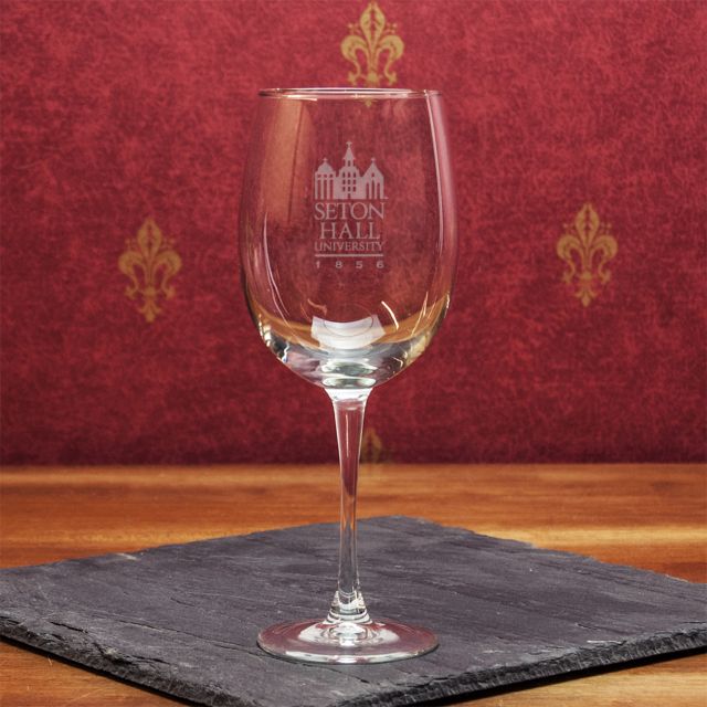 Seton Hall University 19 Oz. Wine Glass