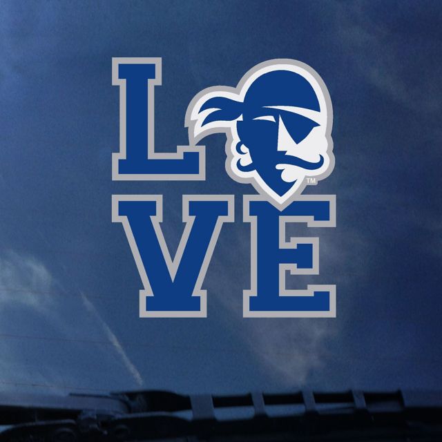 Seton Hall University Pirates 'Love' Decal