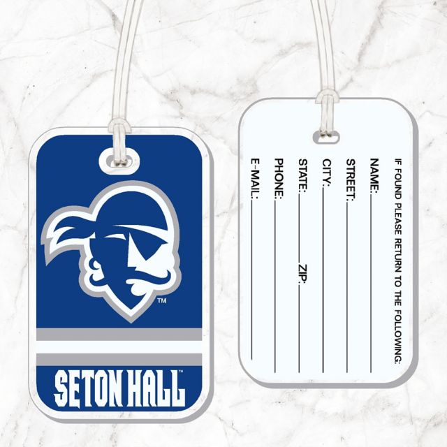 Seton Hall University Pirates Acrylic Bag Tag