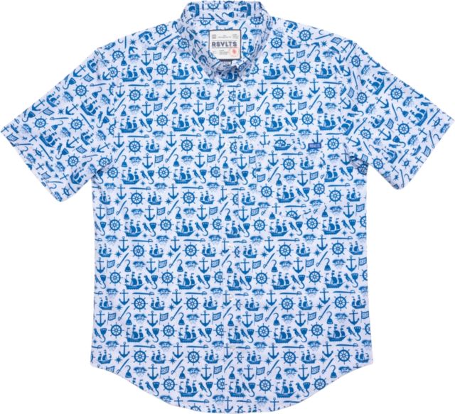 Seton Hall University Pirates Short Sleeve Button Down Shirt