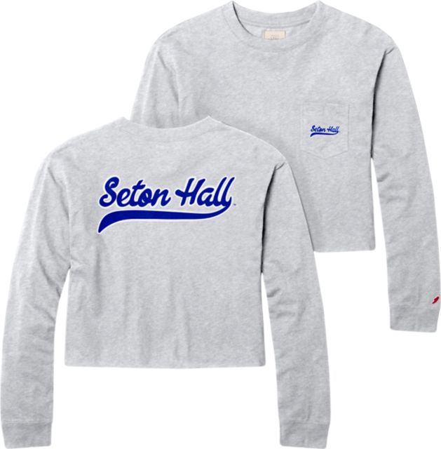Seton Hall University Women's Long Sleeve Cropped T-Shirt