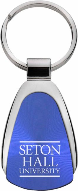Seton Hall University Teardrop Keychain