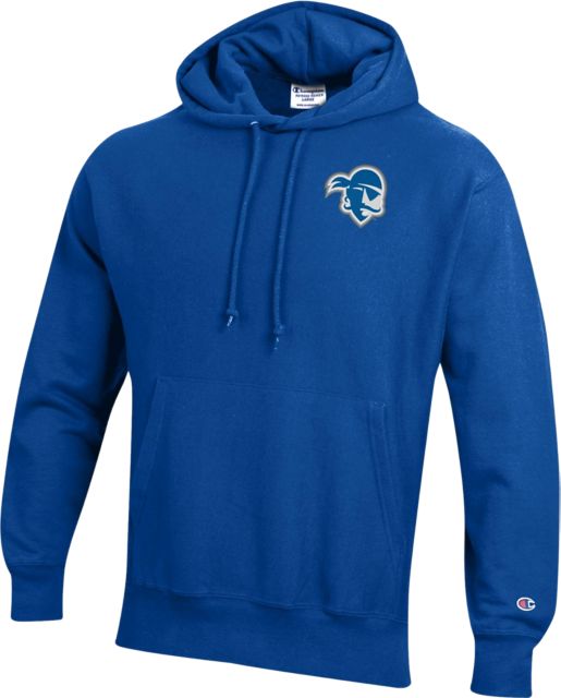 Seton Hall University Pirates Reverse Weave Hooded Sweatshirt