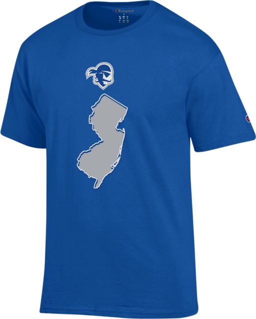 Seton Hall University Pirates State Short Sleeve T-Shirt