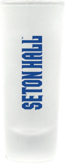 Seton Hall University Frosted Collector's Glass