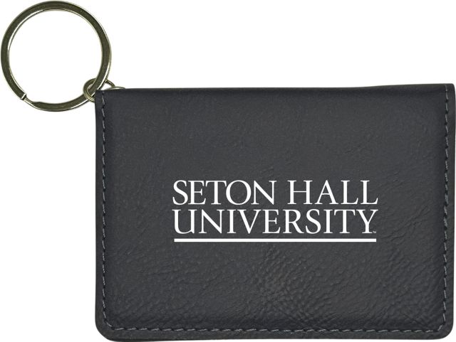 Seton Hall University Leather ID Holder