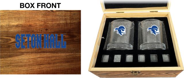 Seton Hall University Pirates Rock Glass Box Set