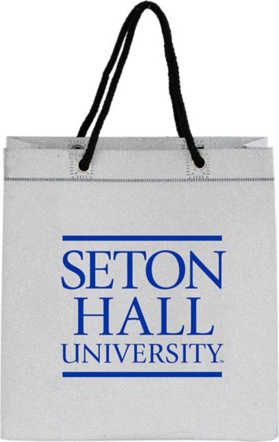 Seton Hall University Glitter Gift Bag
