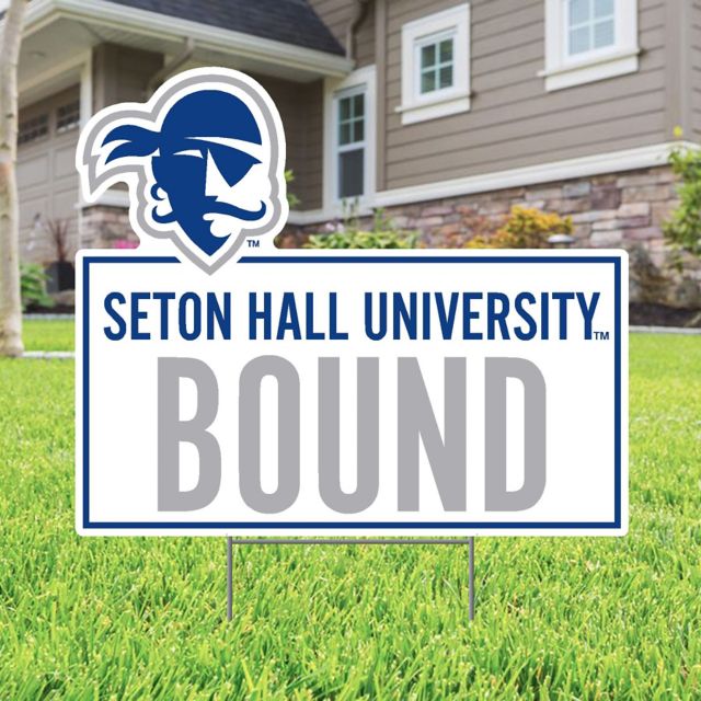 Seton Hall University Bound 22 x 19 Lawn Sign