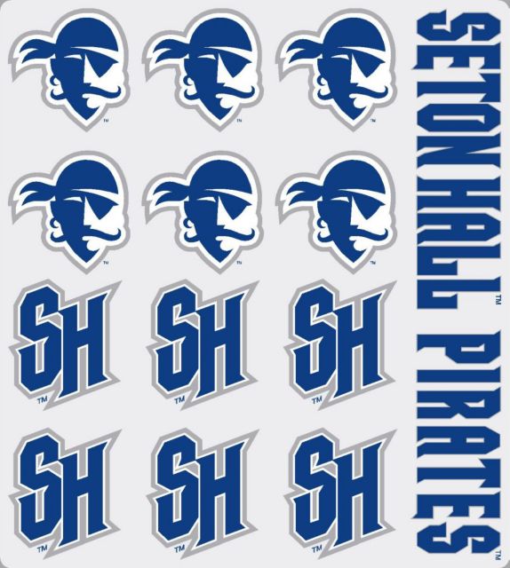 Seton Hall University Pirates Sticker Sheet