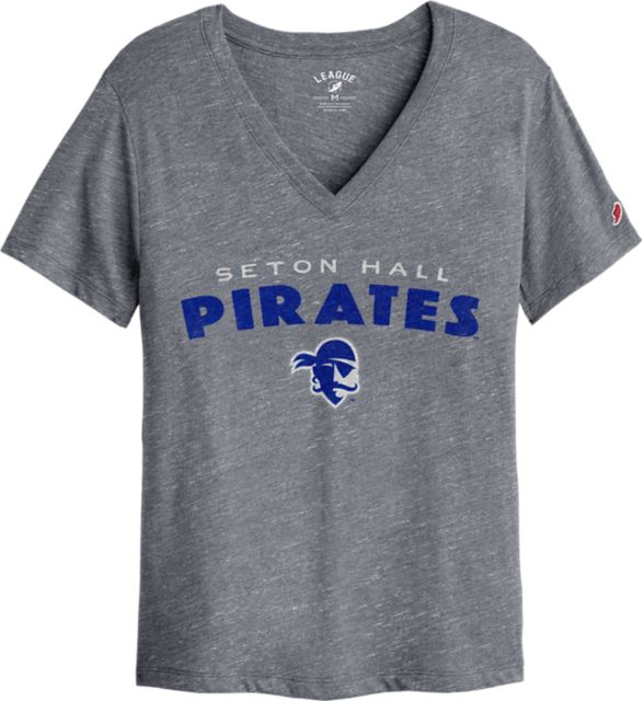 Seton Hall University Pirates Women's V-Neck Short Sleeve T-Shirt