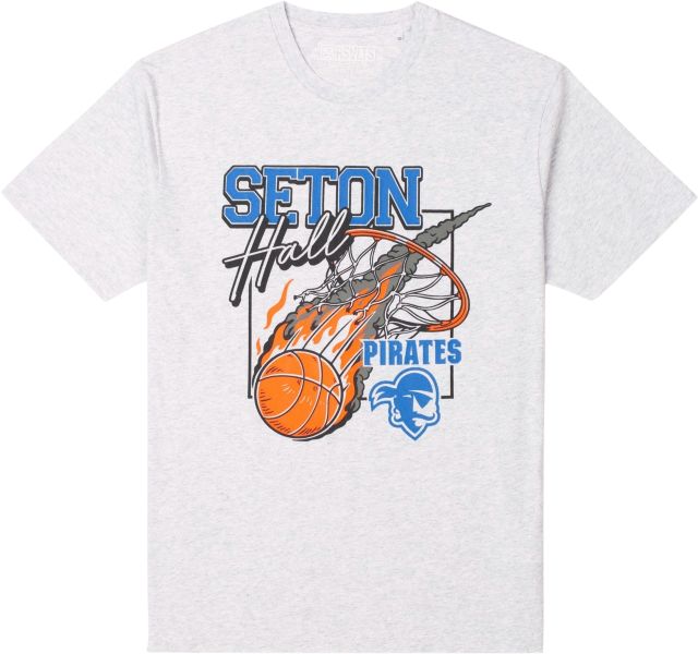 Seton Hall University Pirates Basketball Short Sleeve T-Shirt