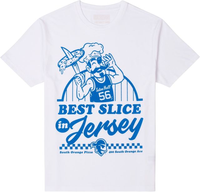 Seton Hall University Jersey Pizza Short Sleeve T-Shirt
