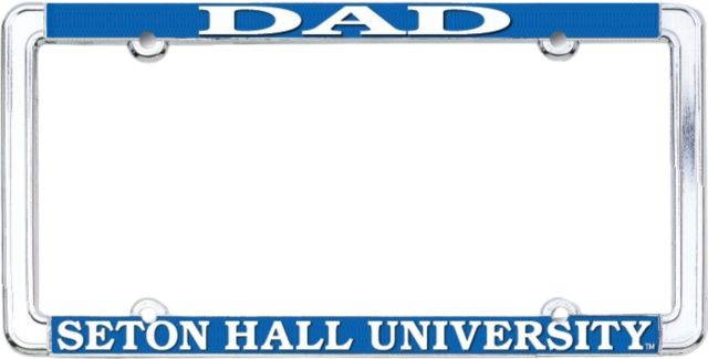 Seton Hall University Dad License Plate Frame