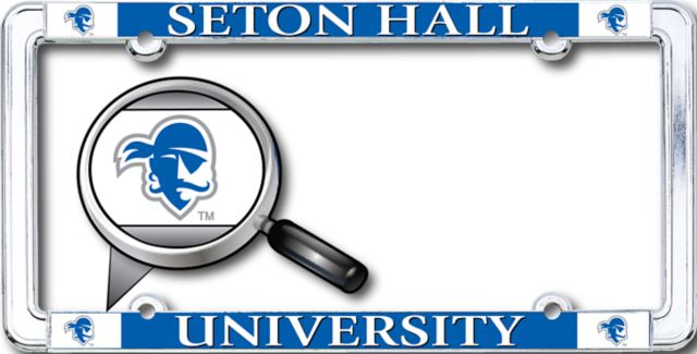 Seton Hall University Thin Dome License Plate Frame