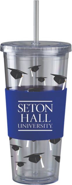 Seton Hall University Acrylic Tumbler with Straw