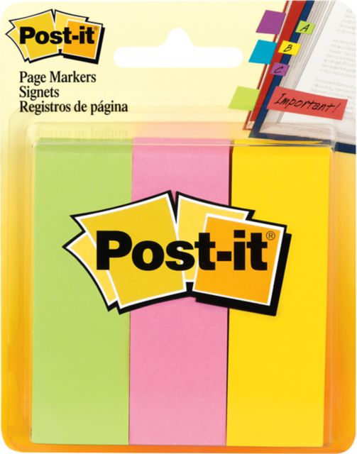 POST-IT MARKER 3PK 100CT NEON