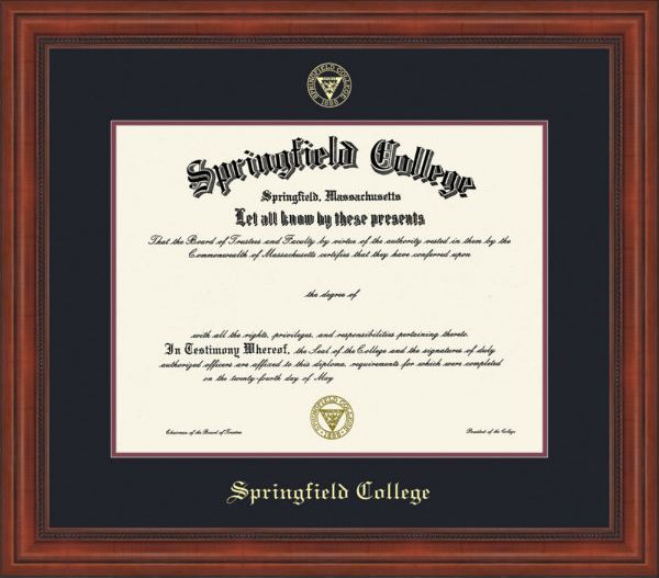 Springfield College Millenium (5/05 To Pres) Diploma Frame