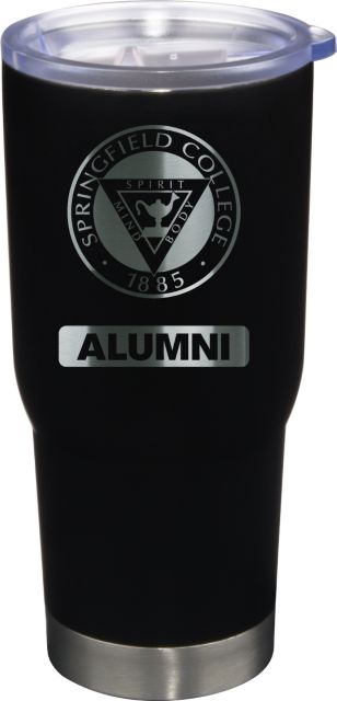 22 oz Matte Black Stainless Steel Tumbler Alumni
