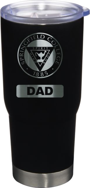 22 oz Matte Black Stainless Steel Tumbler Dad
