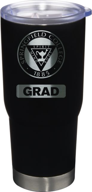 22 oz Matte Black Stainless Steel Tumbler Grad